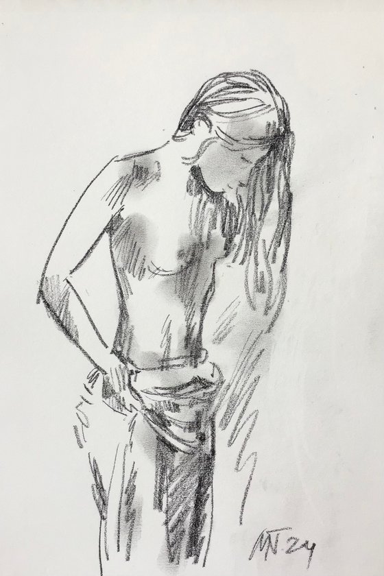 Sketch of a girl 3