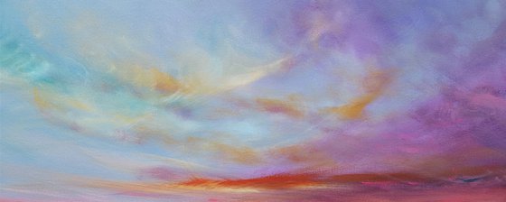 "Life's Blessings" - Cornish Seascape, Art, Skyscape