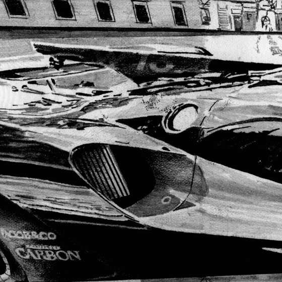 Milano Duomo Arengario Bugatti Bolide provino