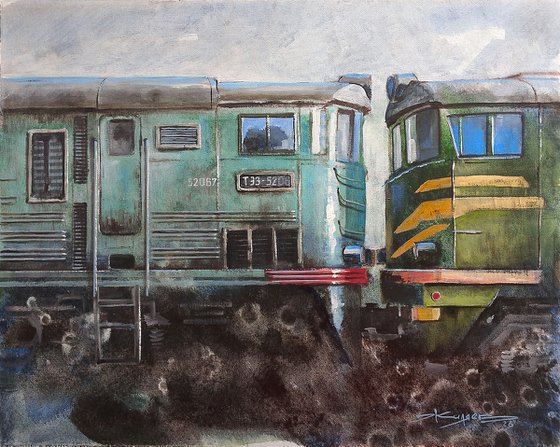 On the siding