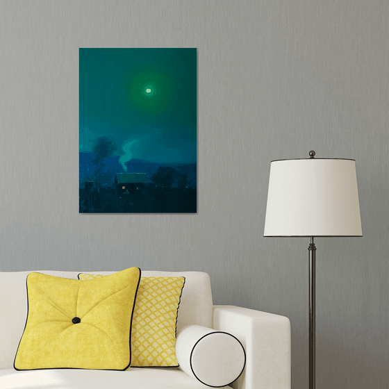 Romantic lunar night