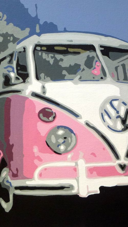 Pink VW by Tracey Mason