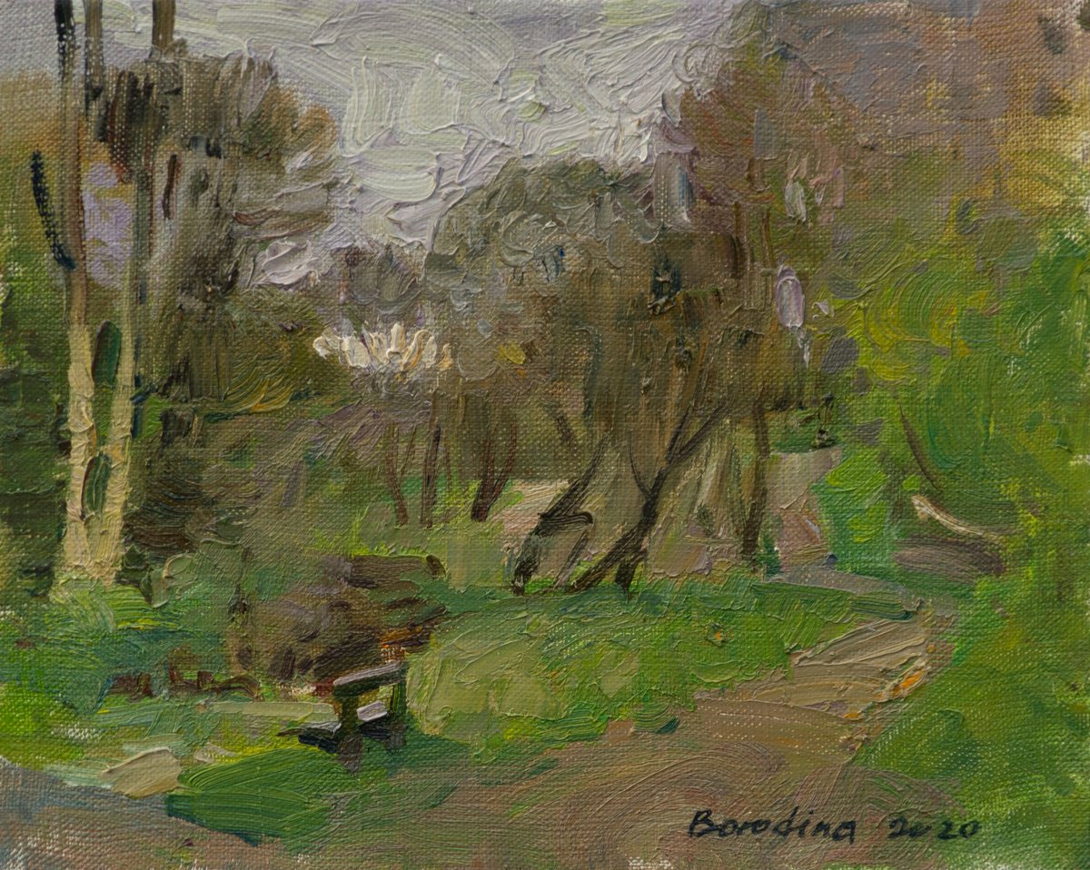 Sale - Impressionistic Landscape By Anastasia Borodina, 10 X 8, Artwork For Sale On Artfinder