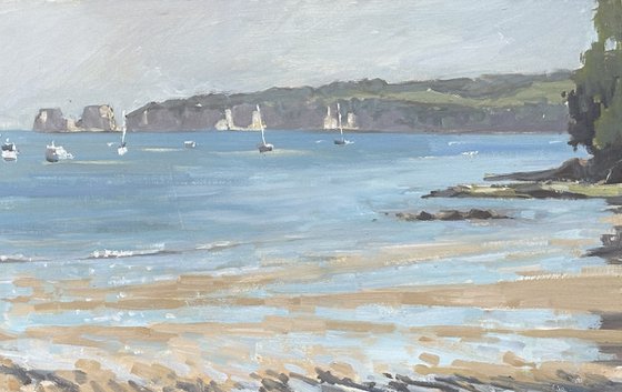 Studland Bay late morning