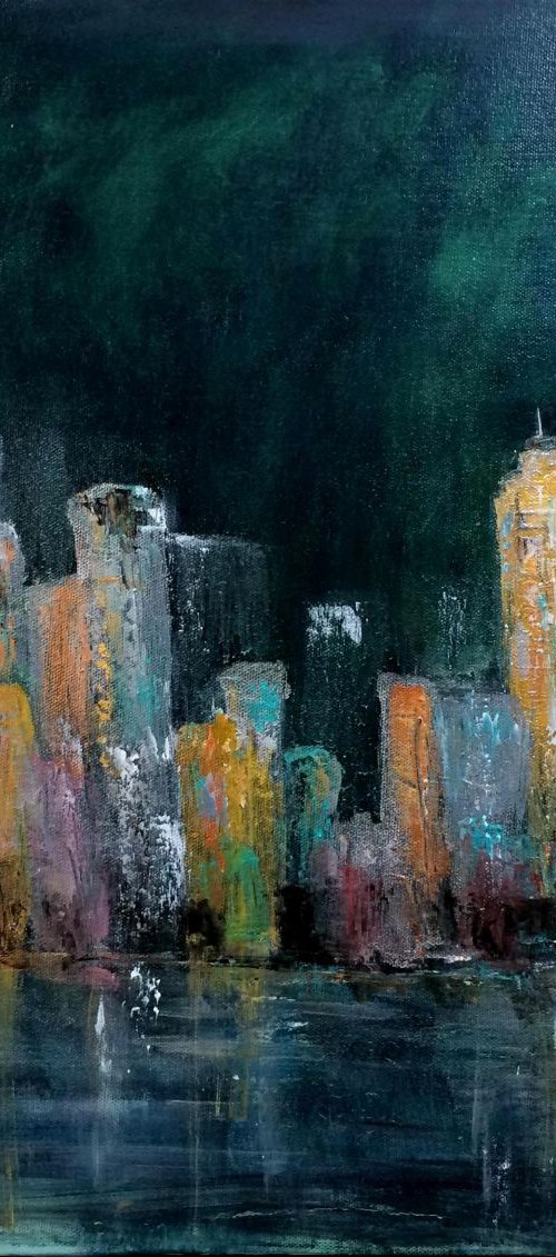 A Cityscape by Maxine Anne  Martin