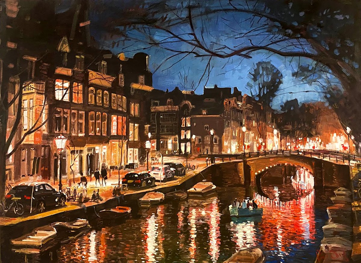 Amsterdam Evening by Paul Cheng