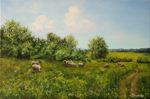 Sheep Meadow by Natalia Shaykina