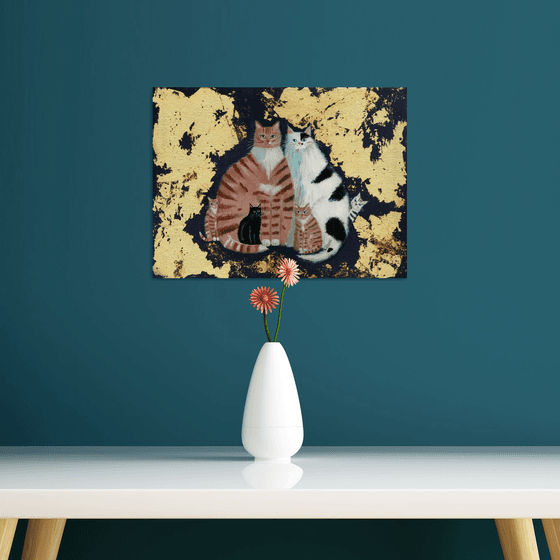 Feline Family portrait