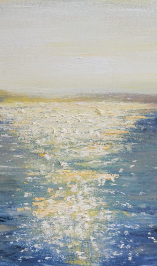 Golden fishes (The lake before the sunset) by Irina Sergeyeva