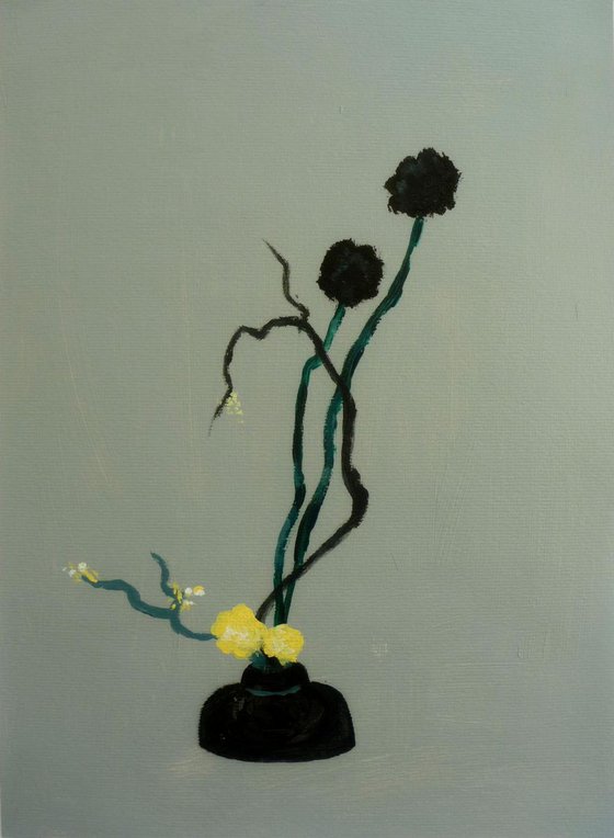 IKEBANA.SWEET WINTER / 15,75 x 11,81 in ( 30 x 40 cm ).