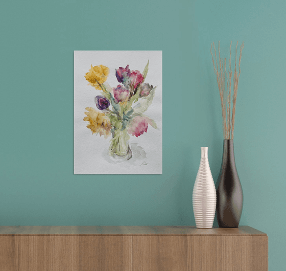 Tulips in vase