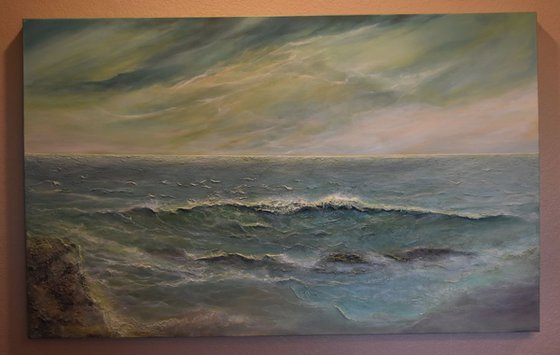 Drama at Sea Seascapes Ocean paintings