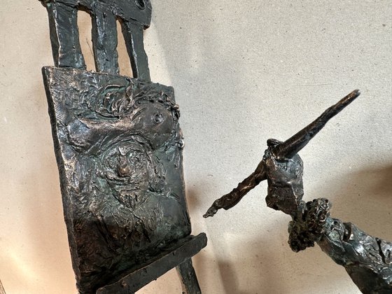 Rembrandt paints self-portrait 2025