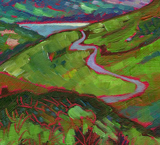 Lake District Winding Road - Miniature