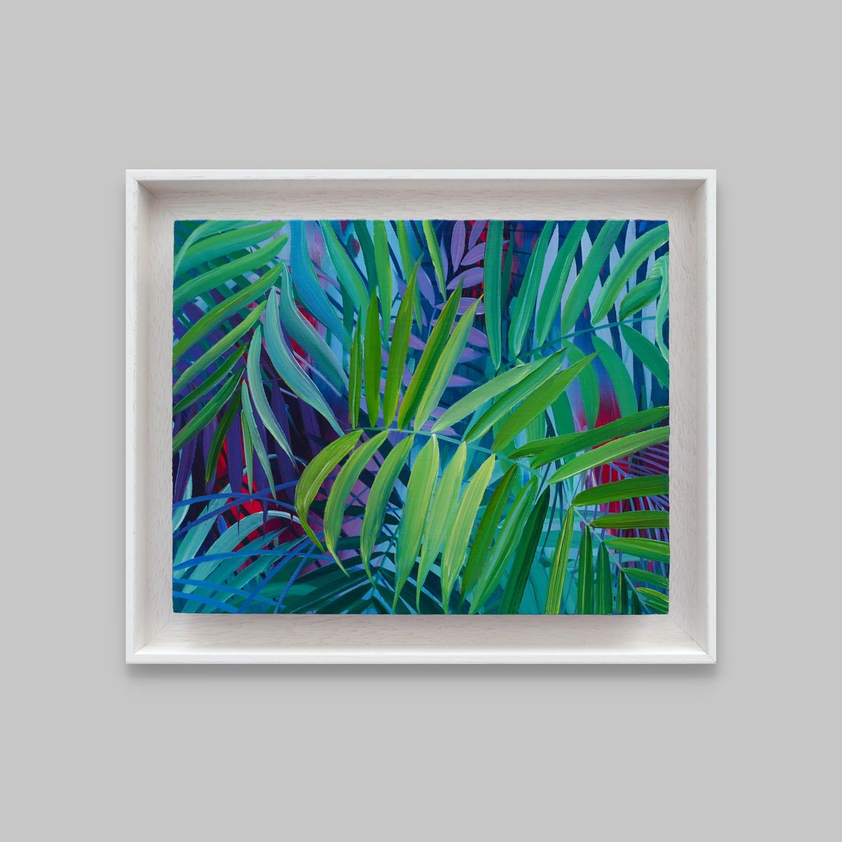 Impressionistic Botanical Oil Painting By Alanna Eakin, 12 X 10, Tranquillo, Original Artwork