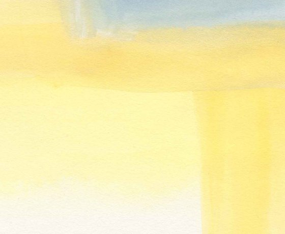 Abstract Rectangles in Blue and Yellow
