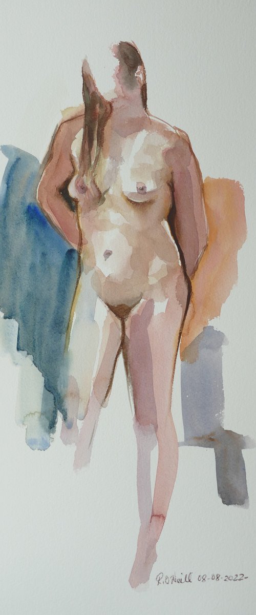 Standing female nude by Rory O’Neill