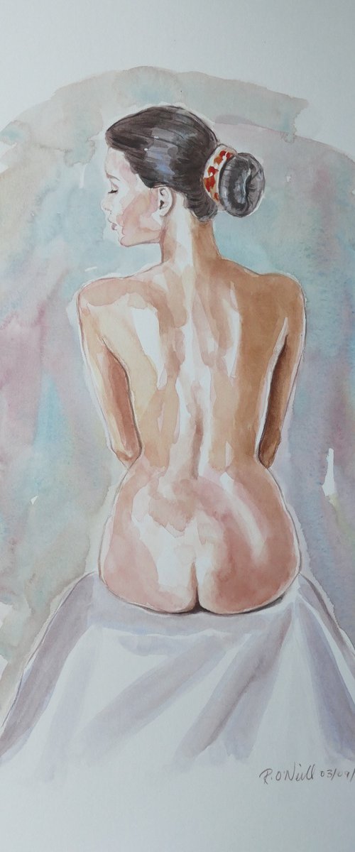 Seated Female Nude by Rory O’Neill