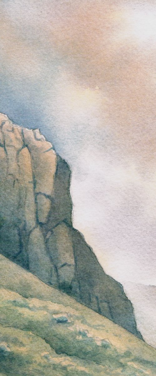 Raven Crag, Langdale. by John Campbell