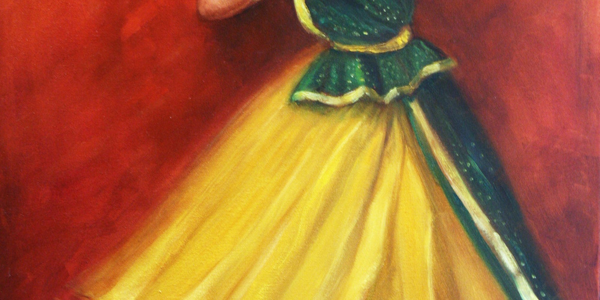 Art of the Day: "Radha's joyful dance, 2013" by Asha Shenoy