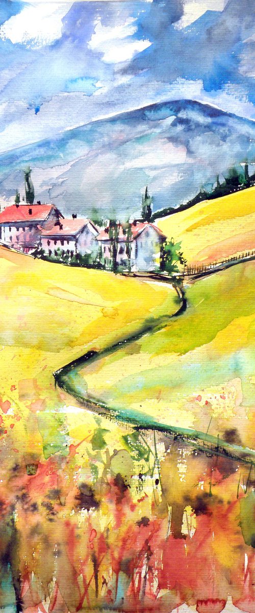 Tuscany landscape by Kovács Anna Brigitta
