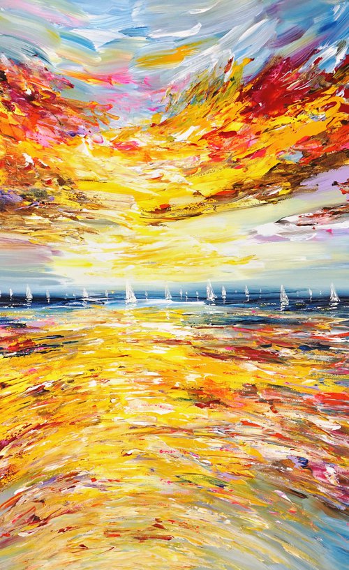 Seascape Sailing Impressions XL 16 by Peter Nottrott