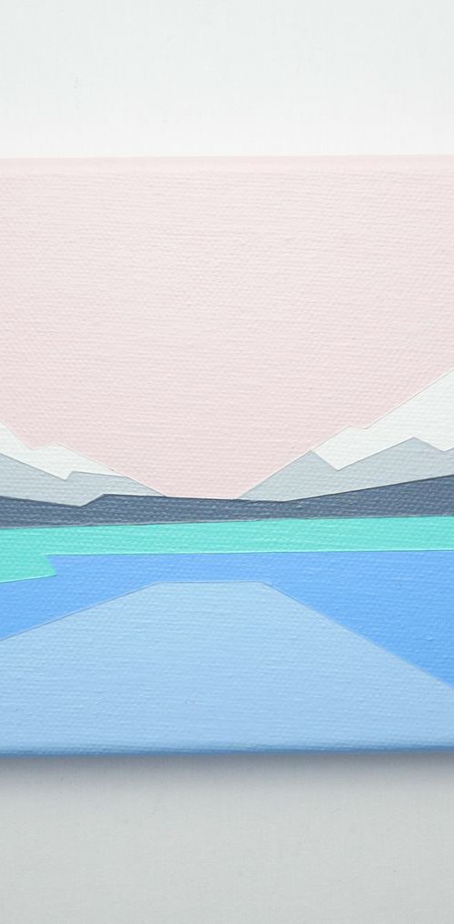 Cairngorms mountain painting by Zoe  Hattersley