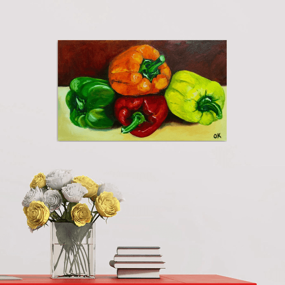 Peppers.Still life.