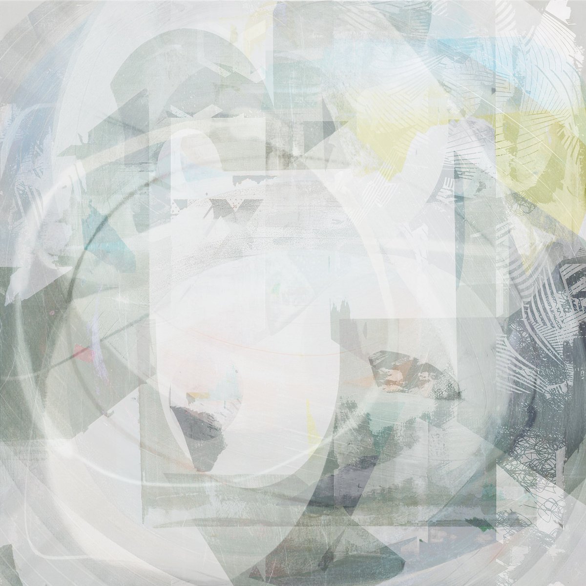 Abstract Limited Edition Print By The Most Active, 20 X 20", Keep Building, Original Artwork