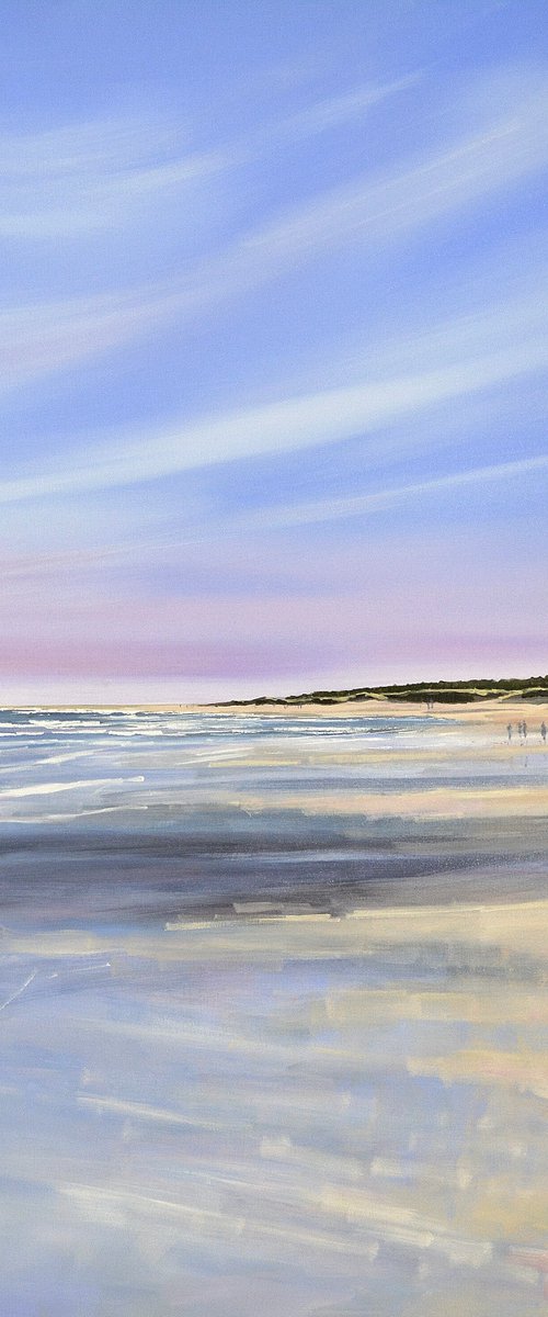 Holkham beach autumn walk. by Tom Cringle