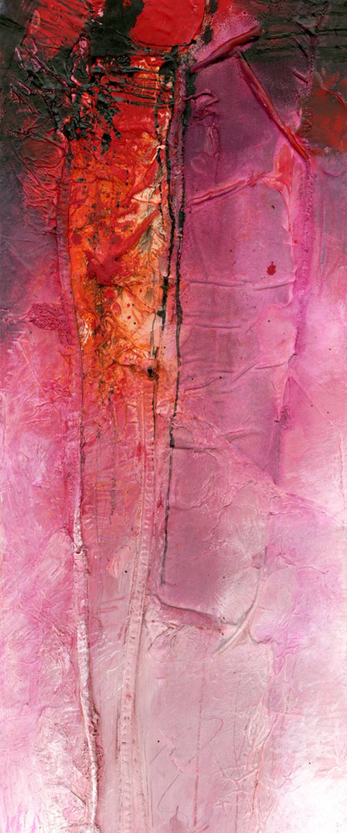 An Uncharted Journey 2 - Textural Abstract Painting  by Kathy Morton Stanion by Kathy Morton Stanion