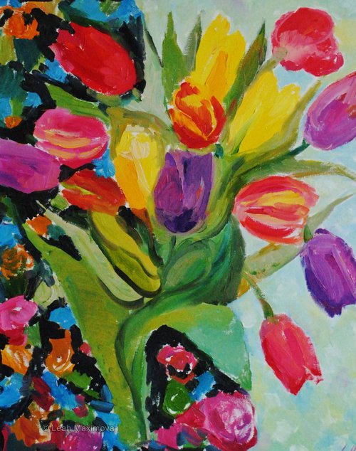 Tulips by Leah Maximova