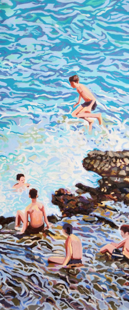 Jump / 100 x 80 x 2 cm by Alexandra Djokic