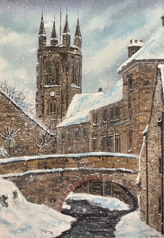 Winter scene, Helmsley Yorkshire