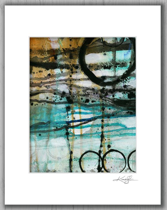 Calling Spirit 43 - Mixed Media Abstract Spiritual Painting by Kathy Morton Stanion