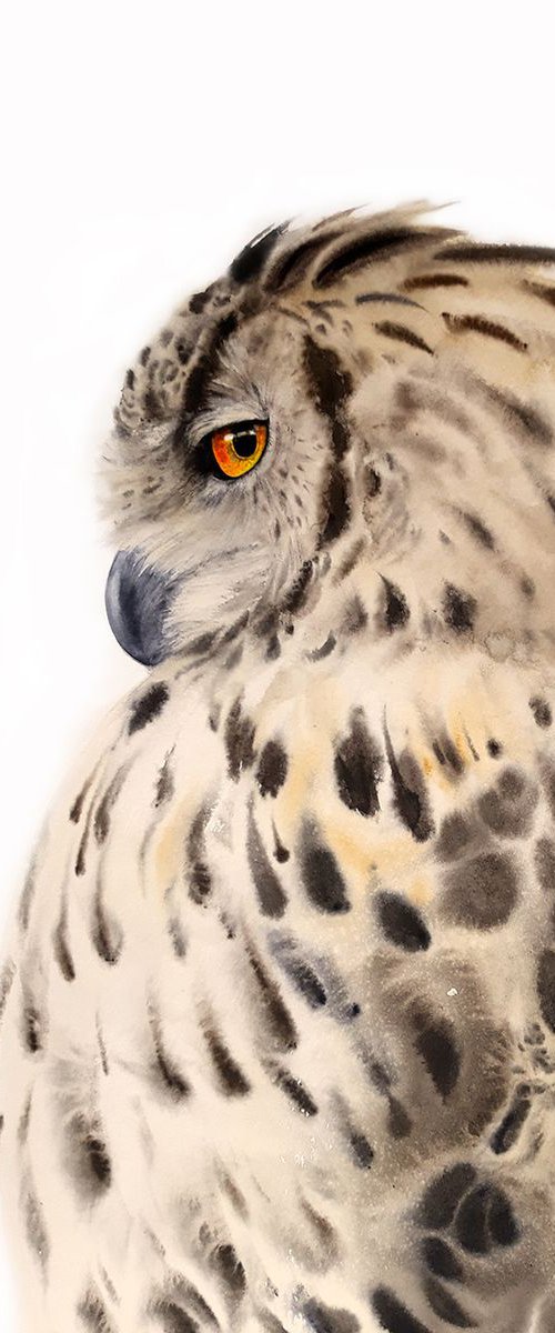 V.2 - How I look at someone wh by Olga Beliaeva Watercolour