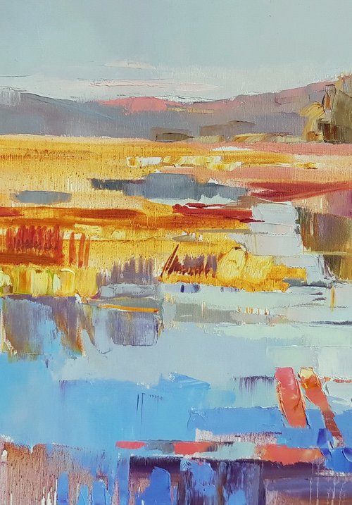 Autumn lake . by Lesya Ros