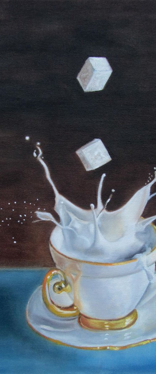Sweet Coffee with milk. Still life  Cup of Coffee by Ira Whittaker