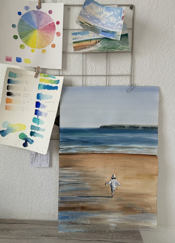 Little Steps by the Ocean