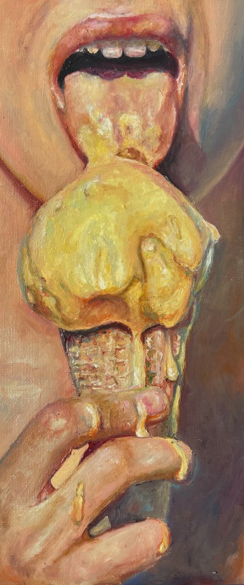 Mango ice cream by Anastasiya Kostyuk