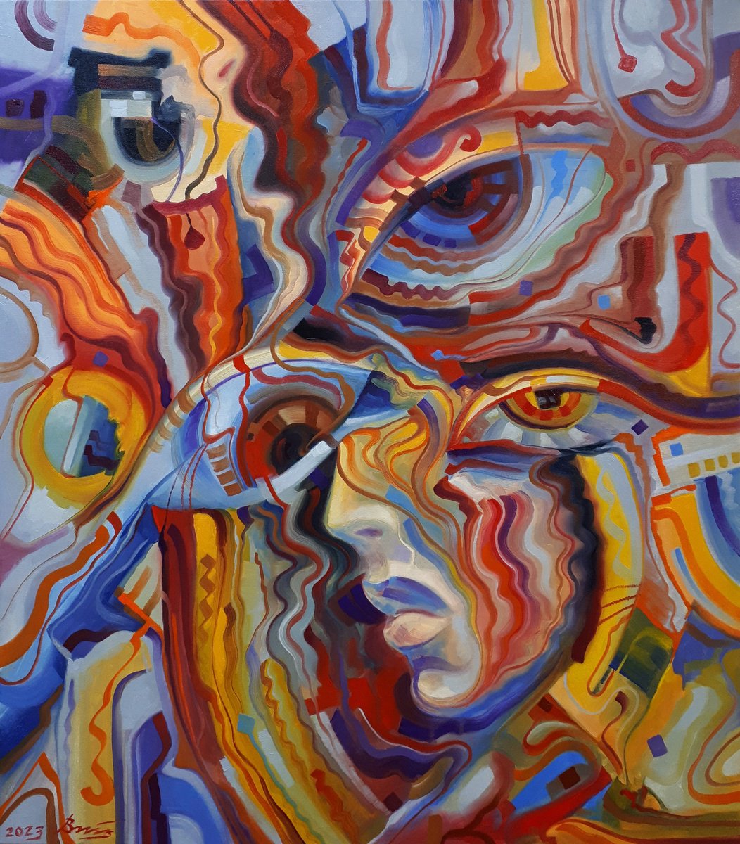 Psychedelic By Serhii Voichenko, 28 X 32, Artwork For Sale On Artfinder
