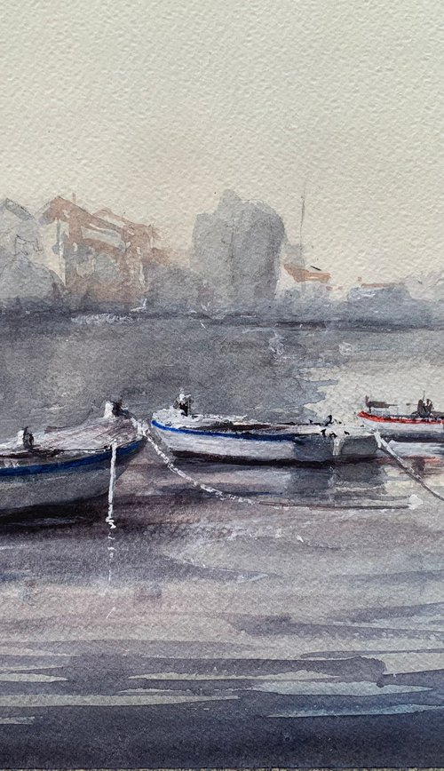 Three Old Boats by Tihomir Cirkvencic