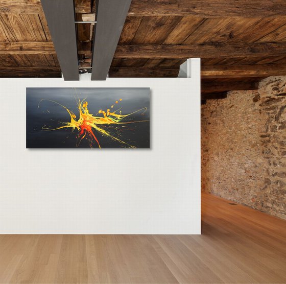 Lava In Space (Spirits Of Skies 098165) - 140 x 70 cm - XXL (56 x 28 inches)