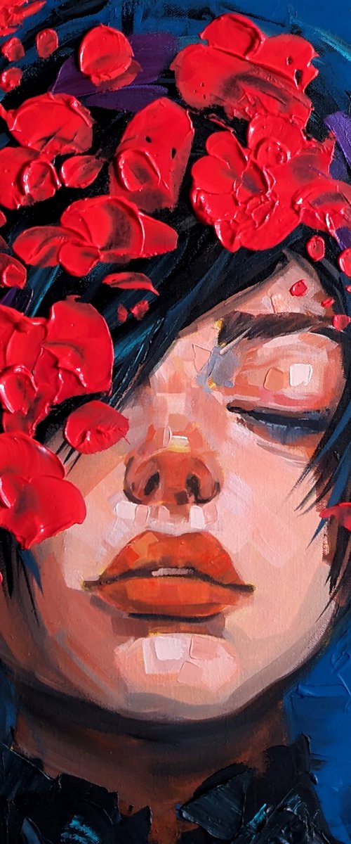 Red Petals by Trayko Popov