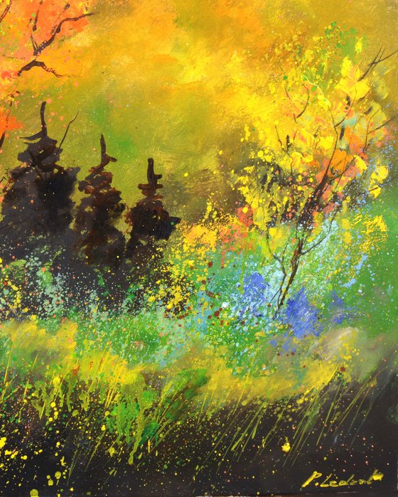 Orange trees in Autumn