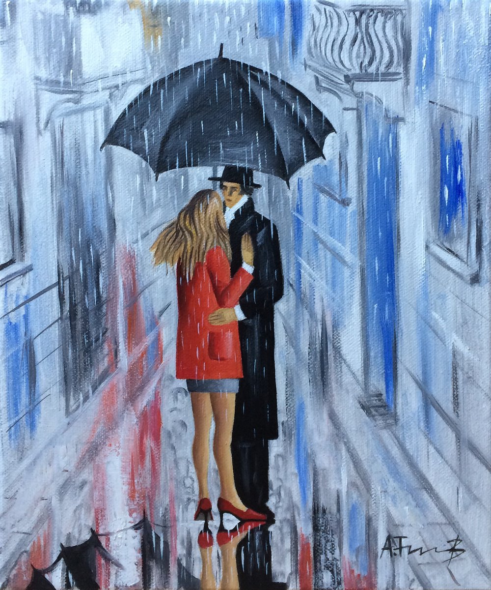 Impressionistic Portrait Oil Painting By Alexander Titorenkov, 10 X 12, Reflections V, Original Artwork