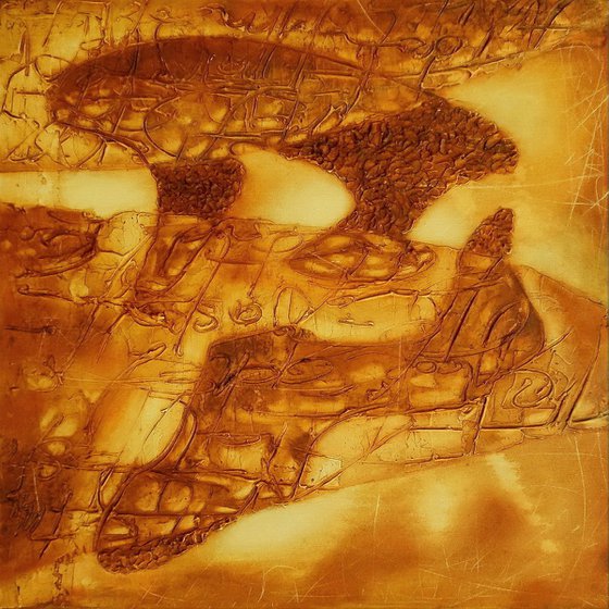 Abstraction in Ocher Colors