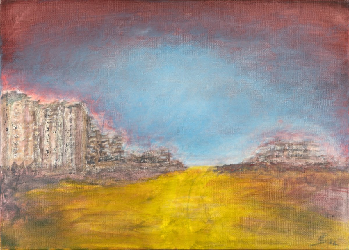 Impressionistic Painting , Back Home By Peter Stahr, 29 X 21, Artwork For Sale On Artfinder