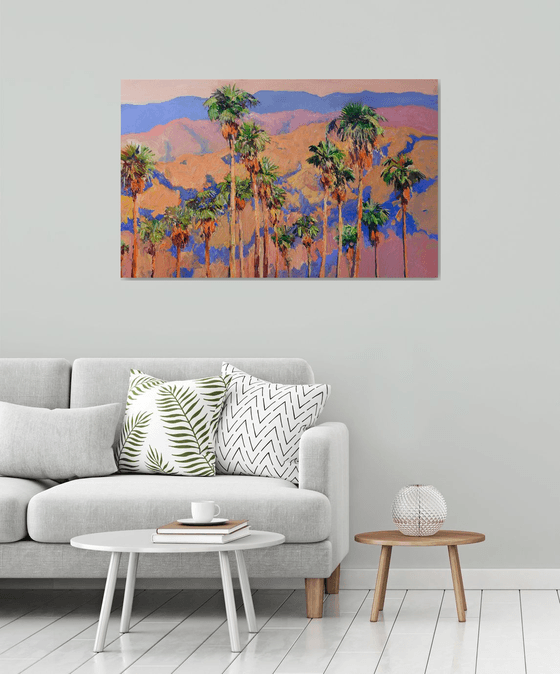 Palm Trees from Desert