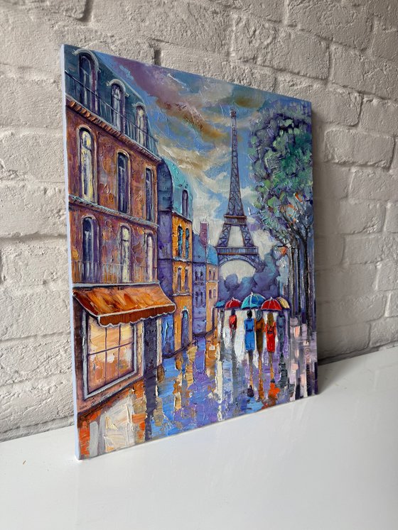 Paris in the rain
